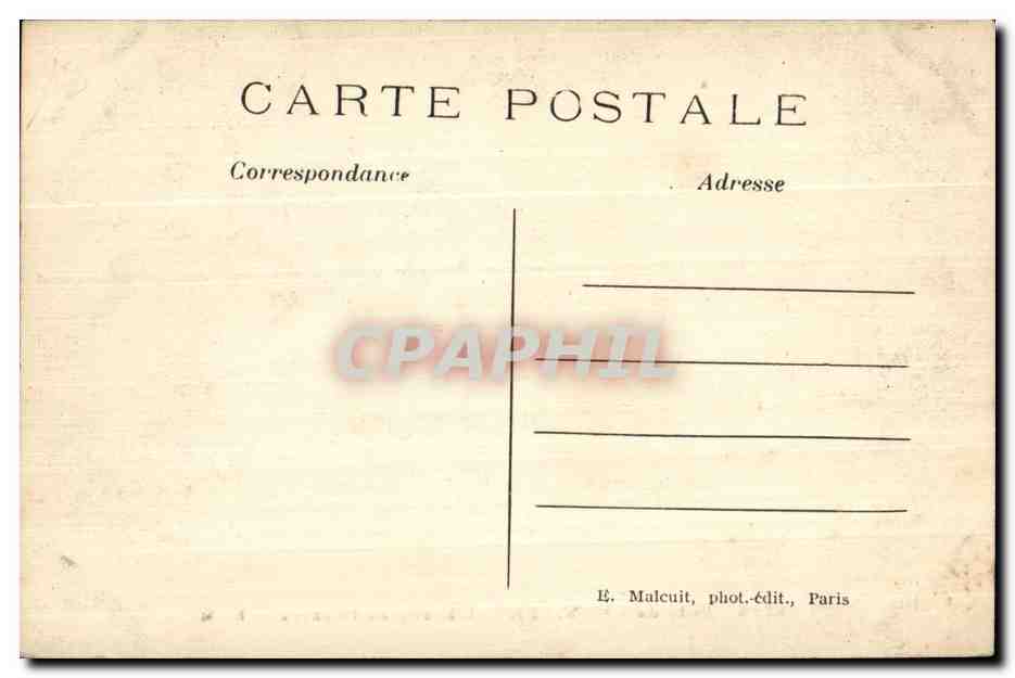 CPA Bois de Chaville L Etang de I Ursine — Rückseite