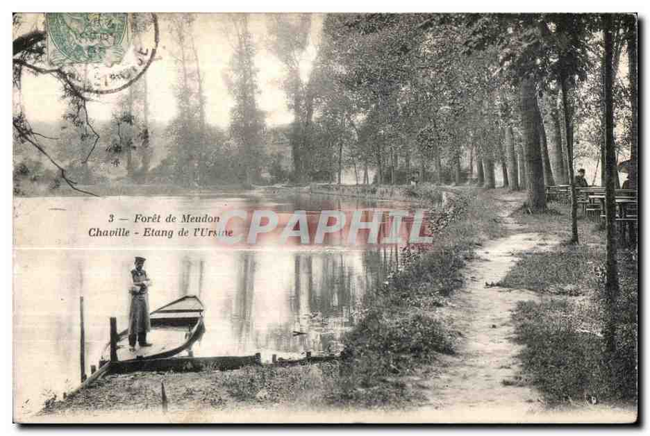 CPA Foret de Meudon Chaville Etang de I Ursine