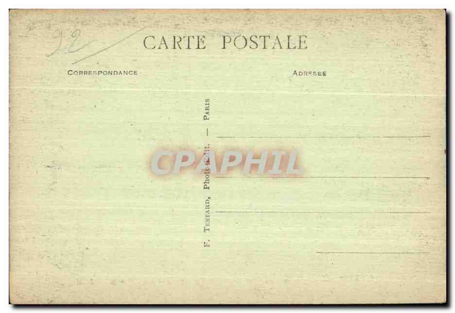 CPA Chaville Foret de Meudon L Etang des Ecrevisses — Rückseite