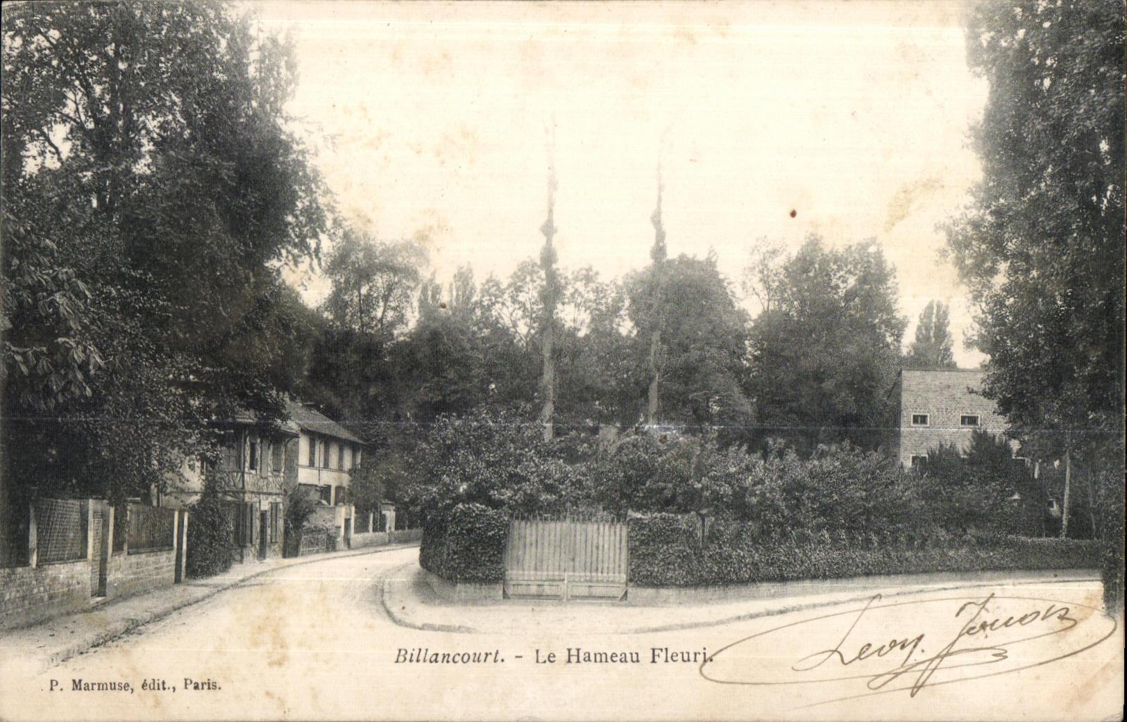 CPA Billancourt Le Hameau Fleuri