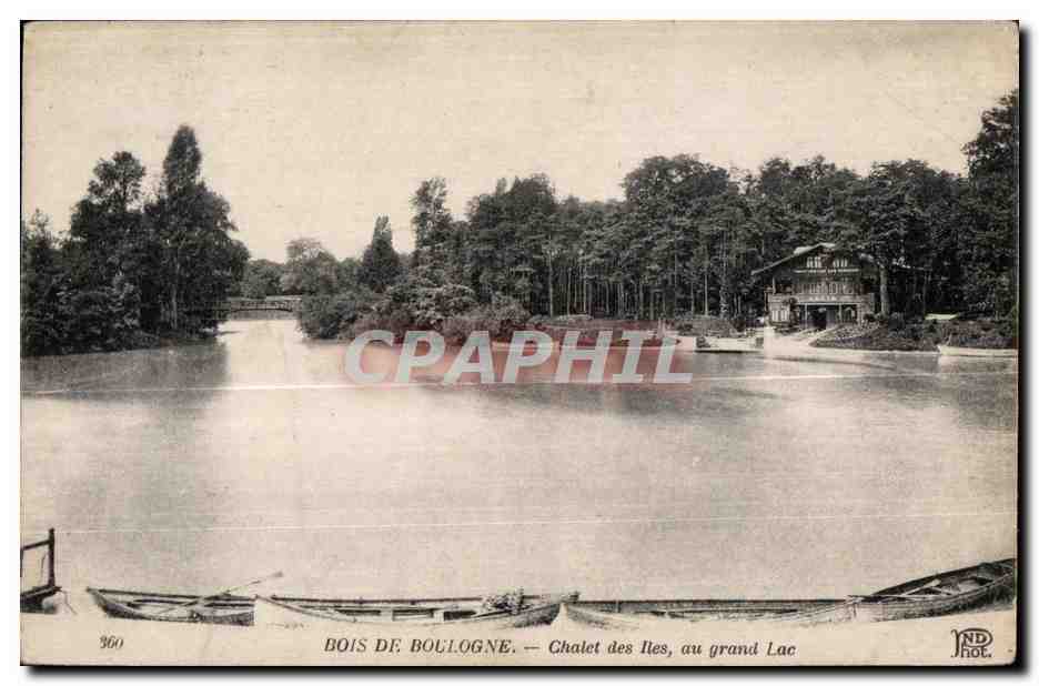 CPA Bois De Boulogne Chalet des Iles au grand Lac