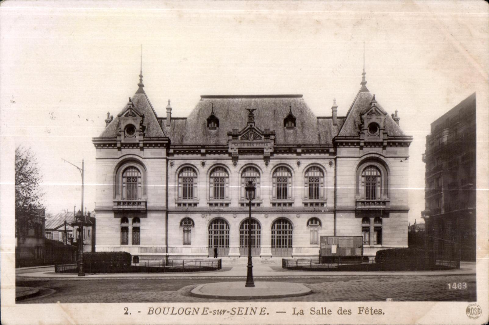 CPA Boulogne sur Seine La Salle des Fetes
