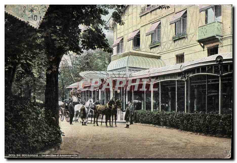 Bois de Boulogne — Le pavillon d'Artemonville — Éditeur L.V. & Cie