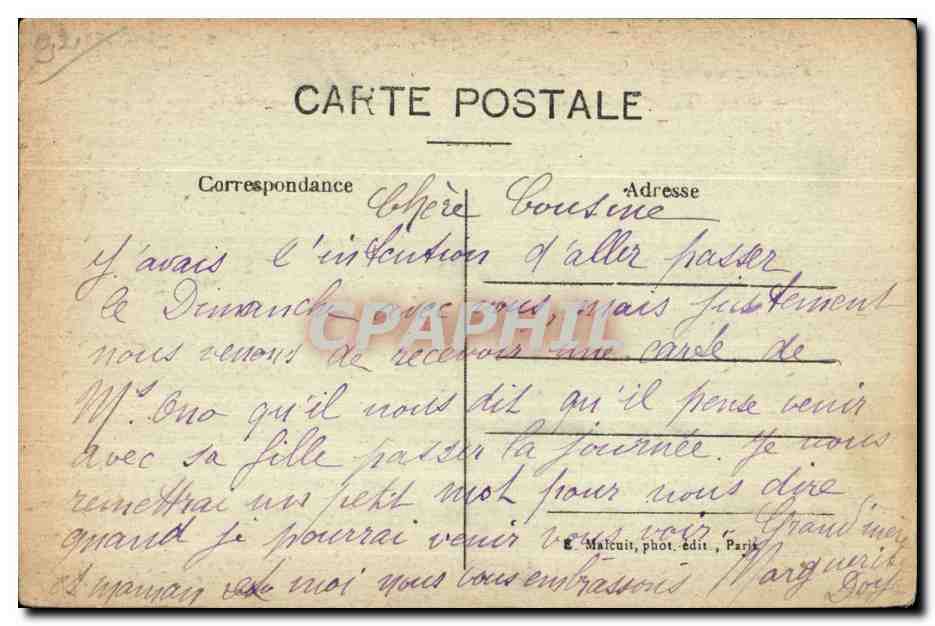 CPA Arroplane Rvoluant Au Drssus Dr La Srinr Lr Pont Dr Sevres Boulogne St Gloud — Rückseite