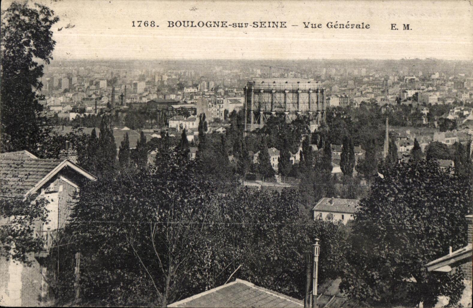 CPA Boulogne sur seine vue generale