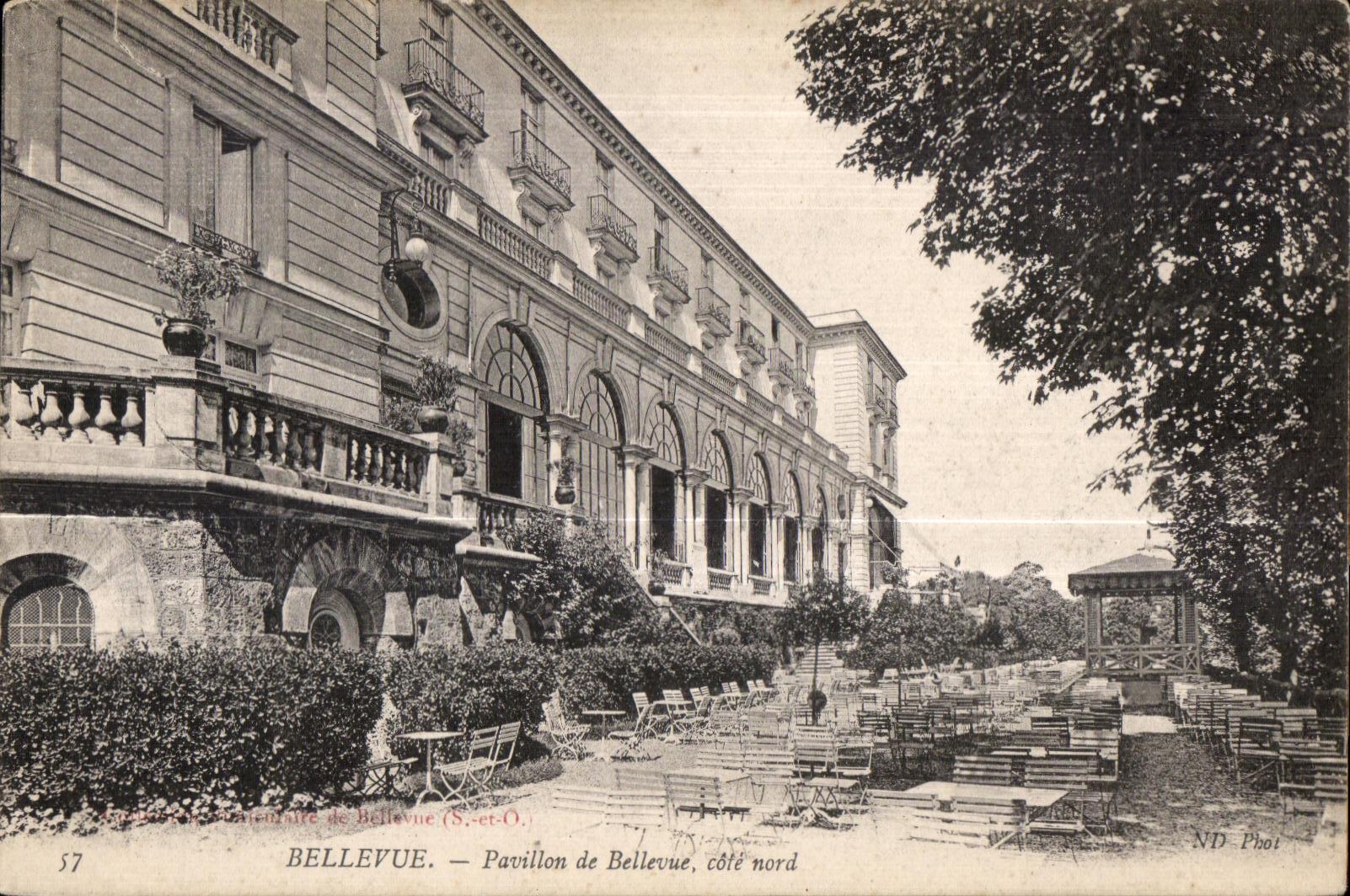 CPA Bellevue pavillon de bellevue cote nord