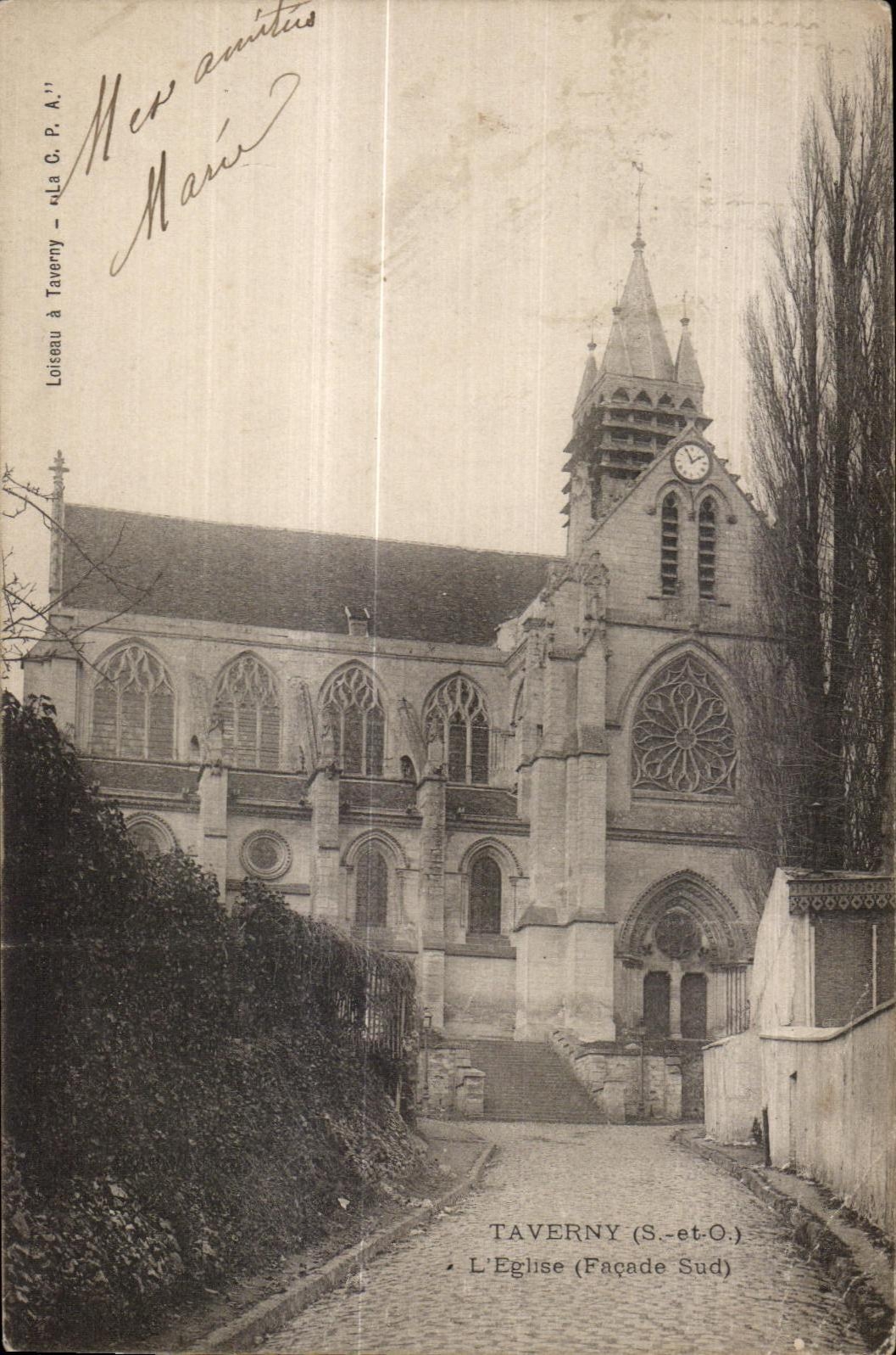 CPA Taverny (S -et O) L eglise (Facade Sud)