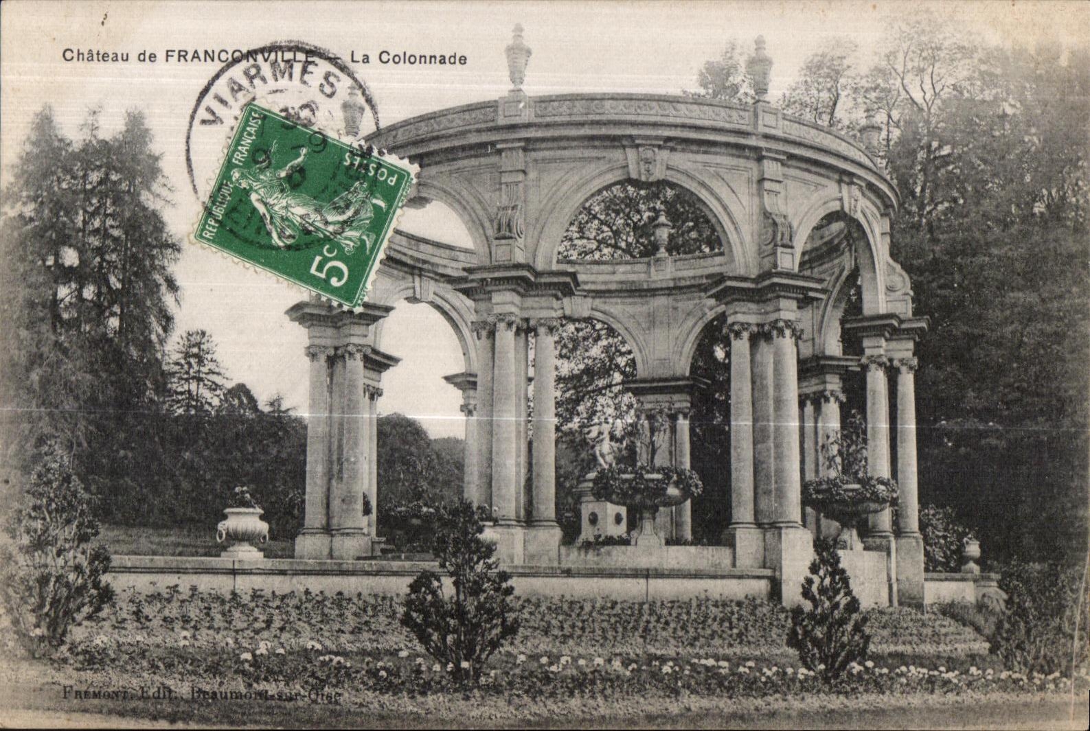 CPA Chateau de franville la colonnade