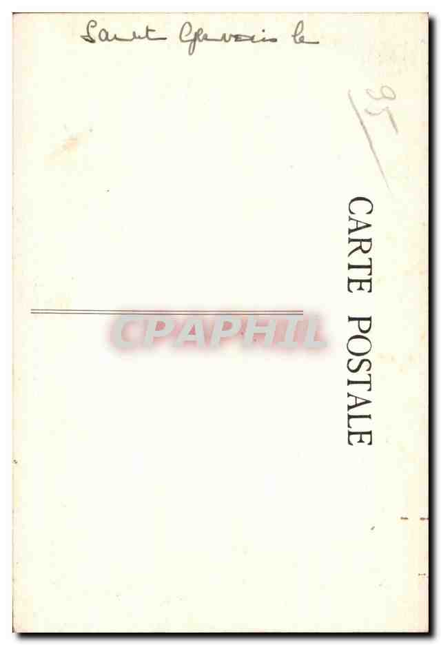 CPA Magny en vexin jardin de la mairie — Rückseite