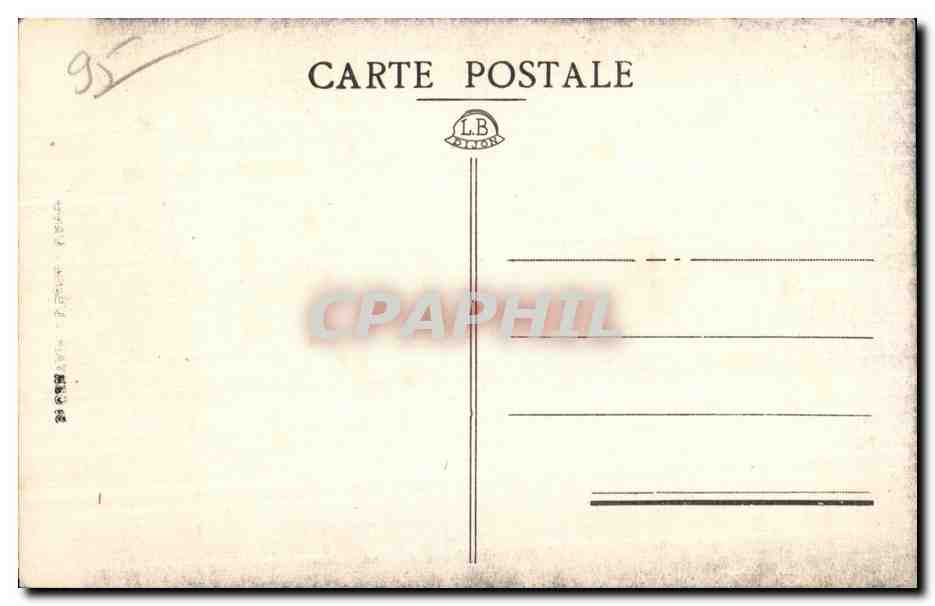 CPA St Gervais L Eglise L autel — Back