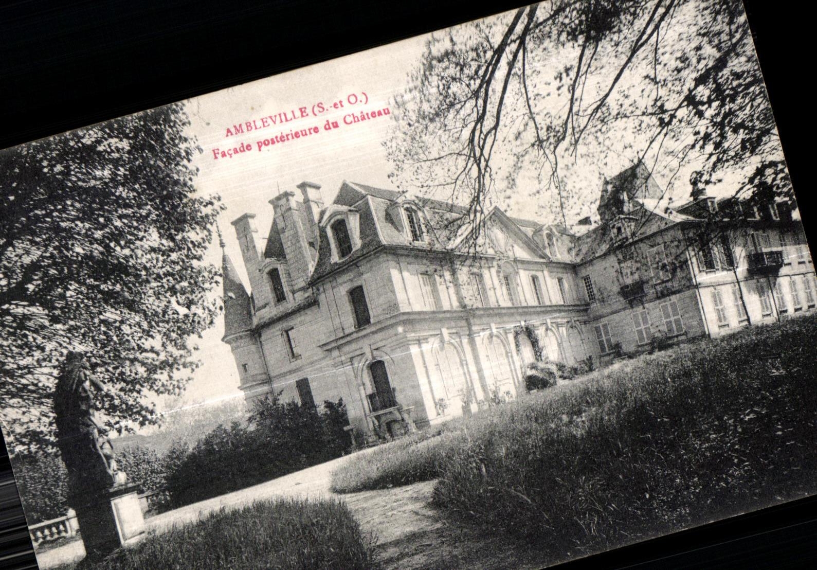 CPA Ambleville (S et O ) Facade posterieure du chateau