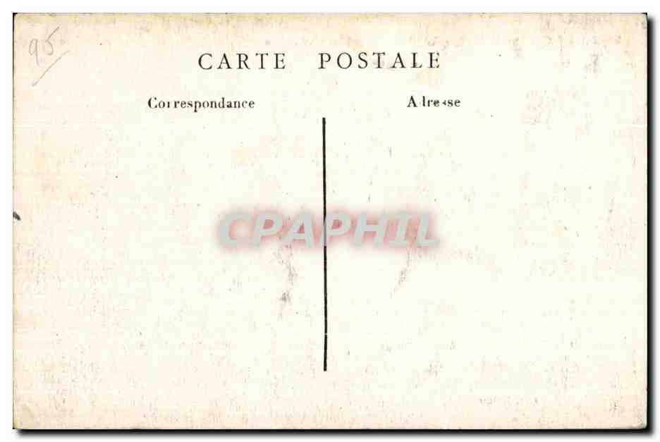 CPA La roche guyon le chateau et la fontaine — Back