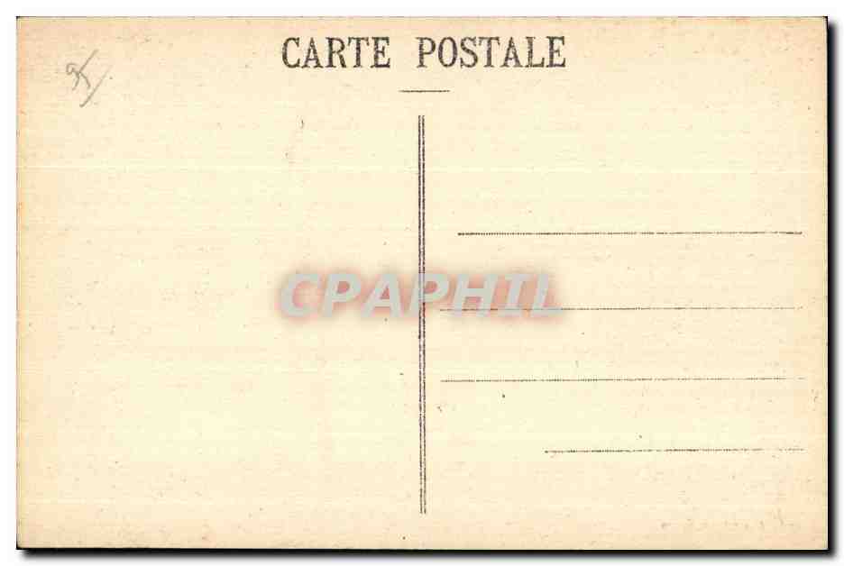 CPA La roche guyon (S et O) le chateau vu de face — Back