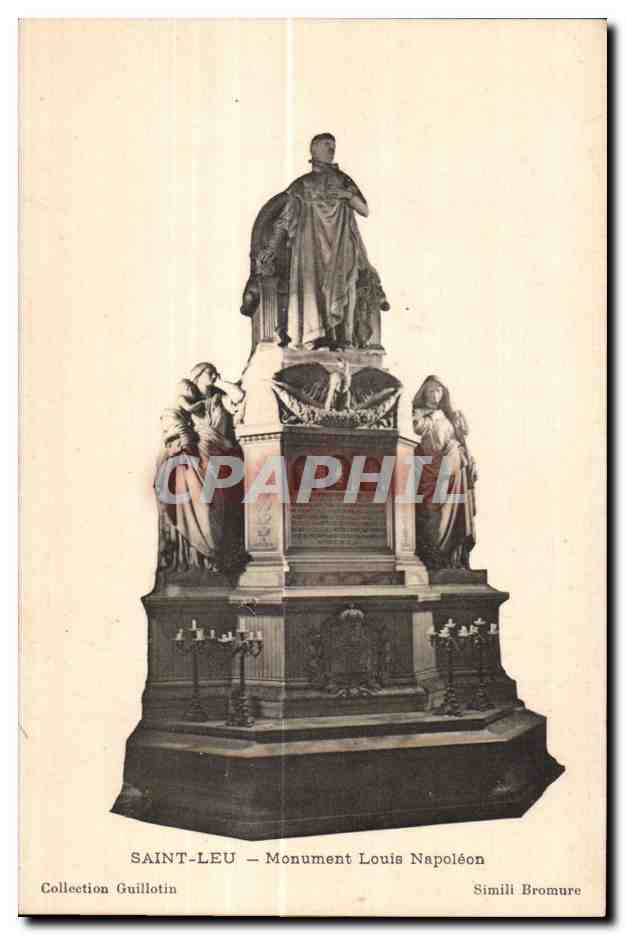 CPA Saint leu monument louis napoleon