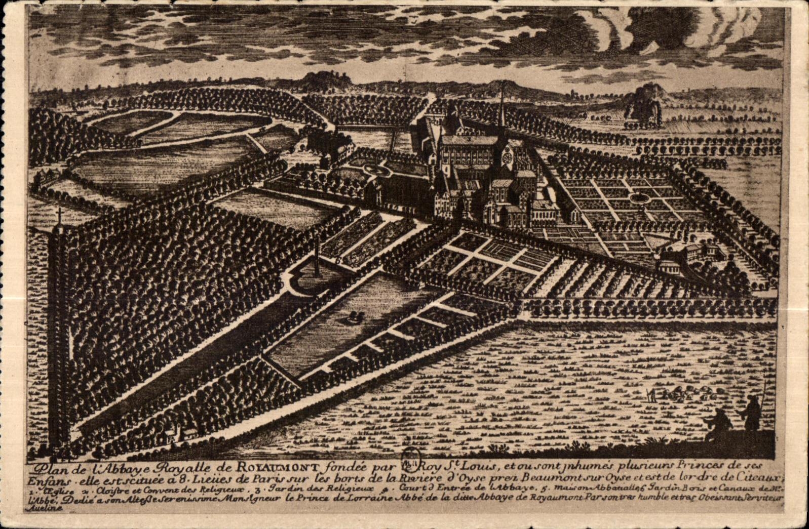 CPA Abbaye de royaumont asnieres oise (S et O ) 
