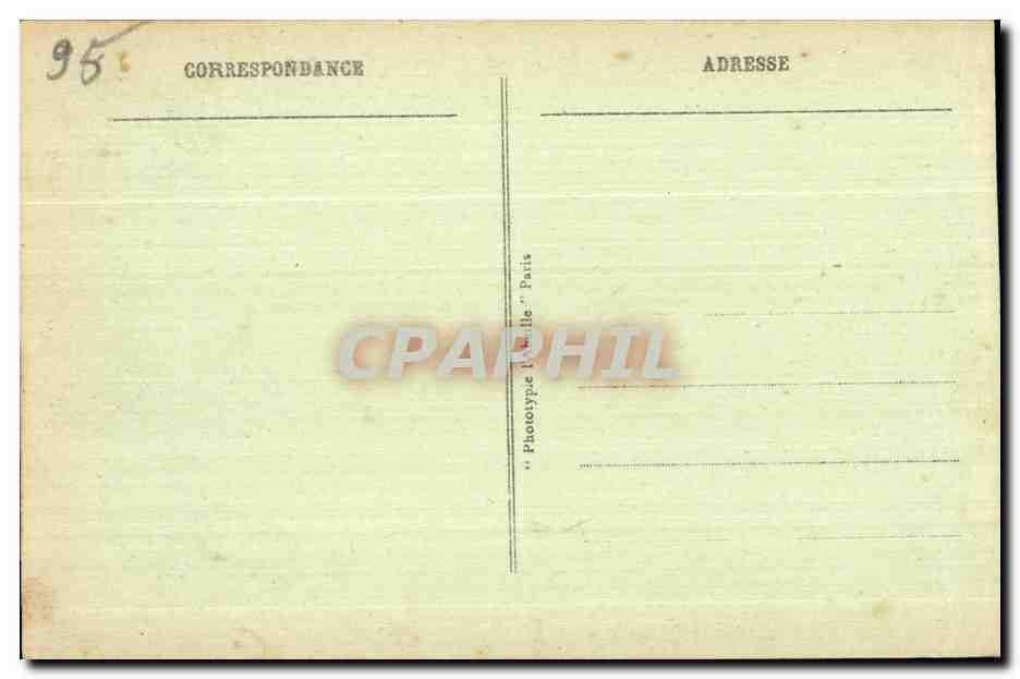 CPA Pontoise Vue Generale Et La Pont De L Oise — Rückseite