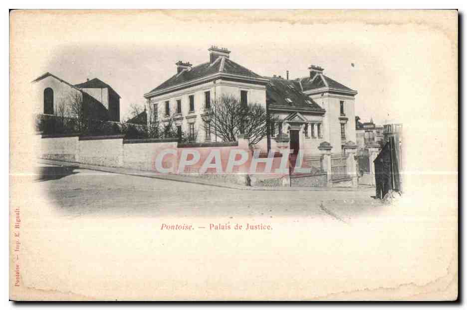 CPA Pontoise Palais De Justice