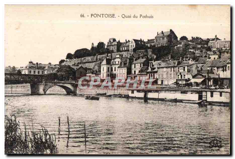CPA Pontoise Quai Du Pothuis