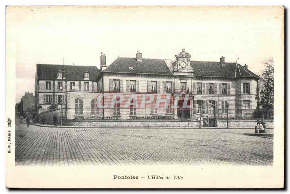CPA Pontoise L Hotel De Ville
