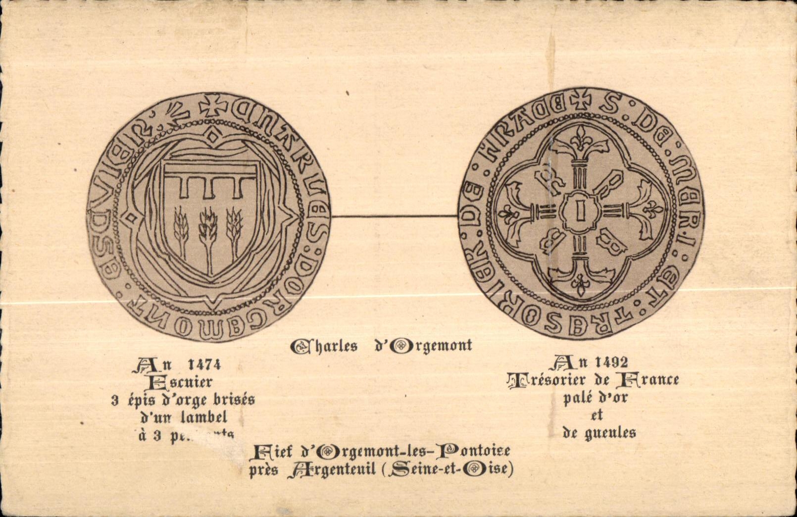 CPA Pontoise Fief Orgemont Les Pres Argenteuil (Seine et Oise)