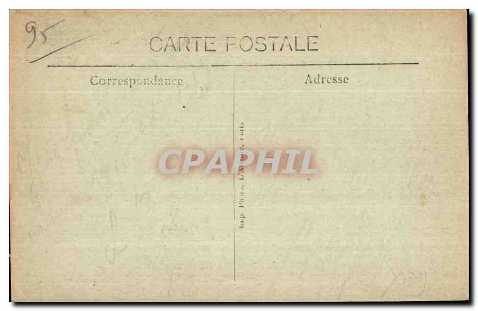 CPA Pontoise Eglise Saint Maclou Vue Incrieute — Back