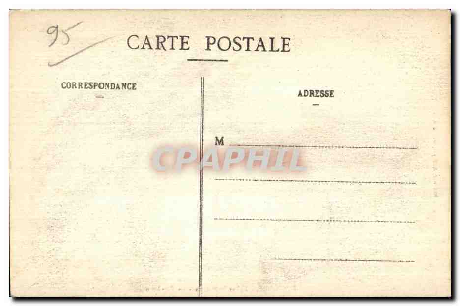 CPA Pontoise Eglise St Maclou Le Tombeau — Back