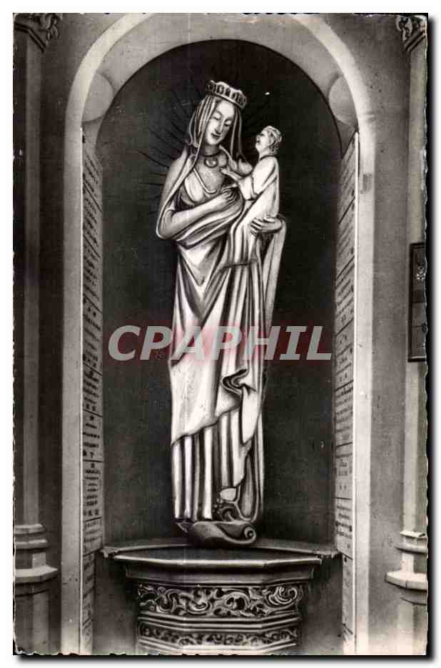 Pontoise (S.-et-O.) — La Vierge Miraculeuse de l'Église Notre-Dame — Éditions d'Art Guy-Lynx, Paris