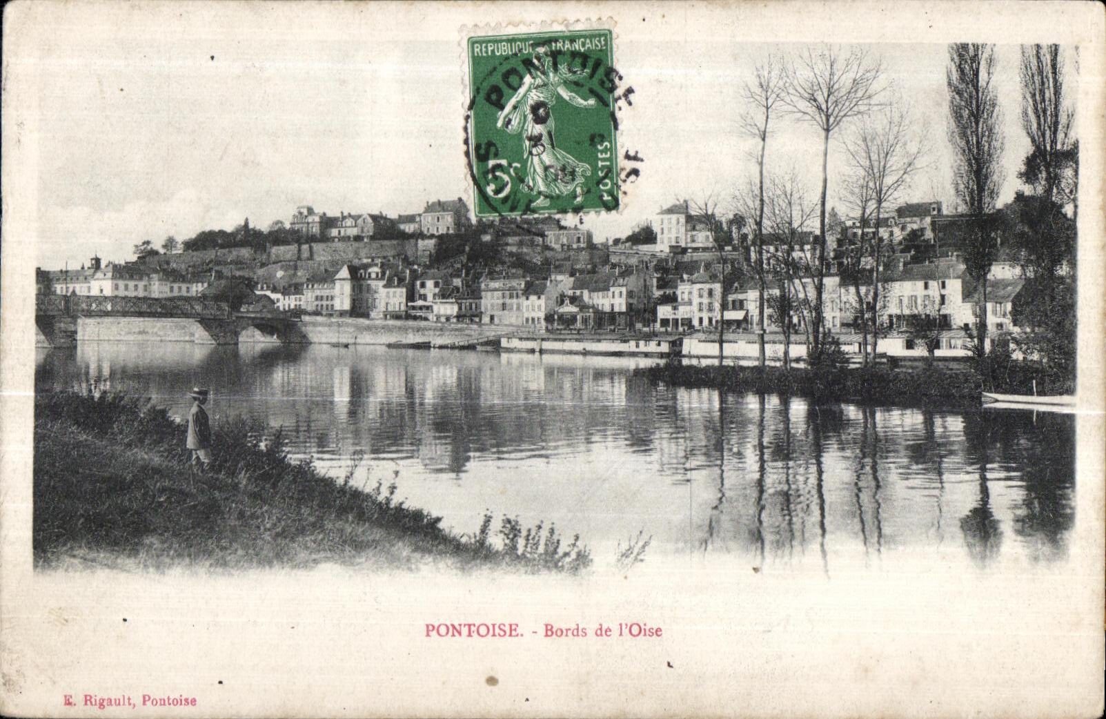 CPA Pontoise Bords de l Oise
