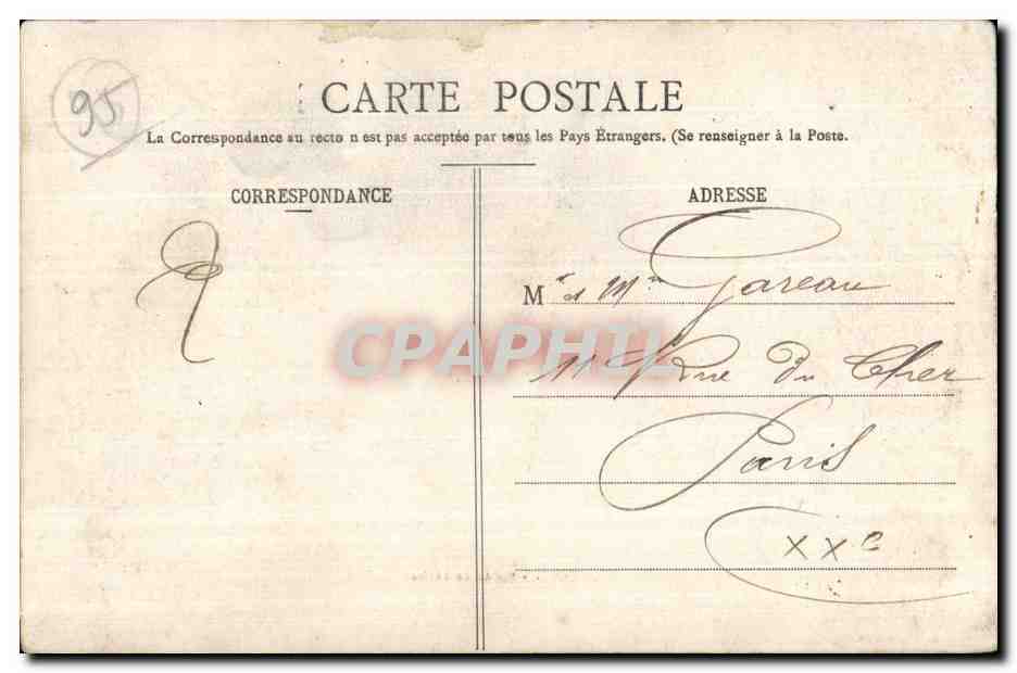 CPA Pontoise Bords de l Oise — Back