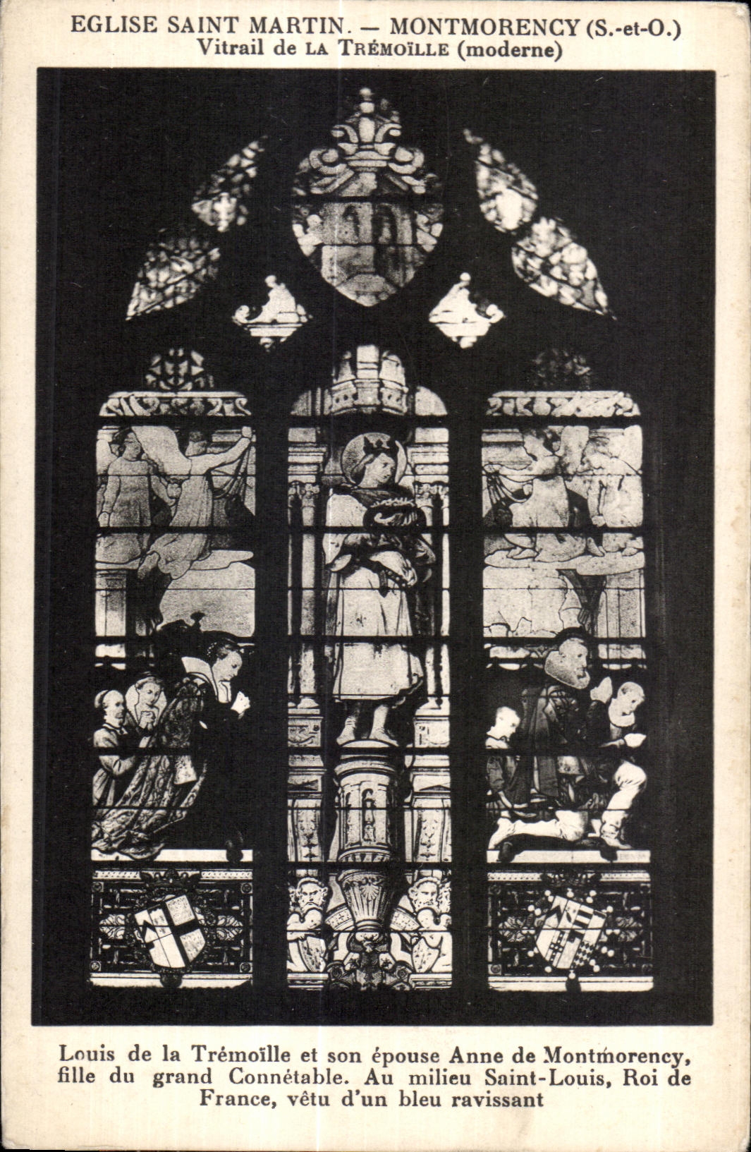 Église Saint-Martin — Vitrail de la Trémoille (moderne) — Ch. des Arts Photomécaniques, Strasbourg