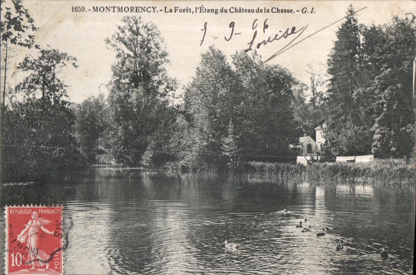 Montmorency — La Forêt, l'Étang du Château de la Chasse — G. I. — n° 1659