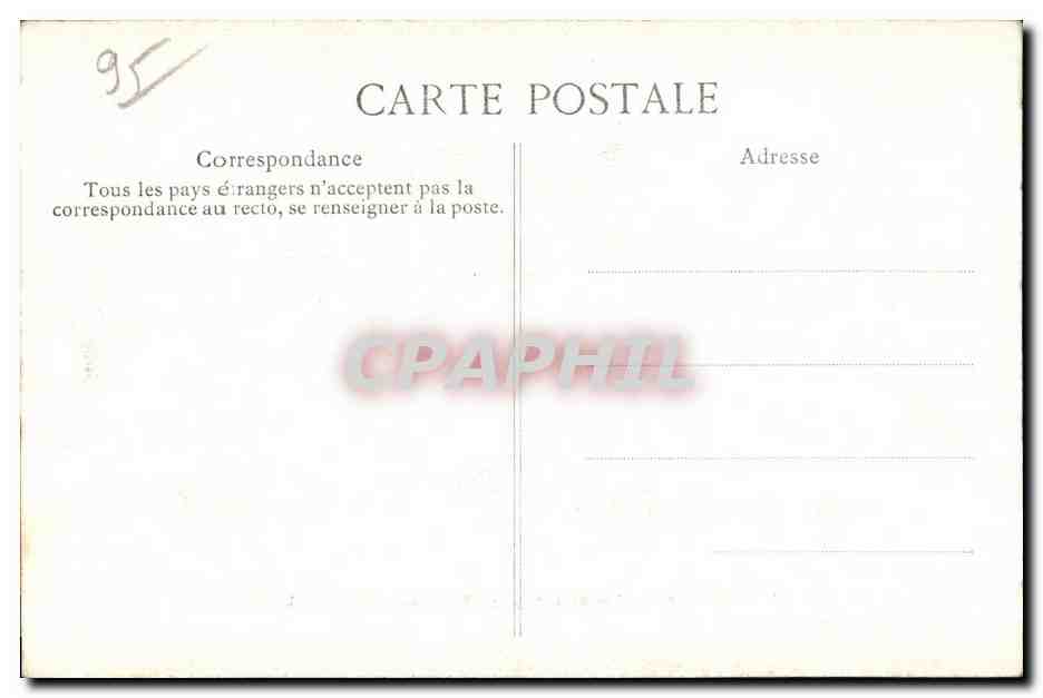 Montmorency — Ermitage de J.-J. Rousseau — Propriété Le Pausilippe — Verso