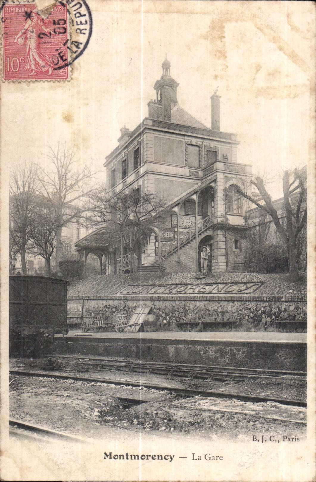 Montmorency — La Gare — B. J. C., Paris