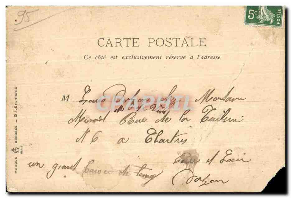CPA Montmorency L Ermitage — Verso