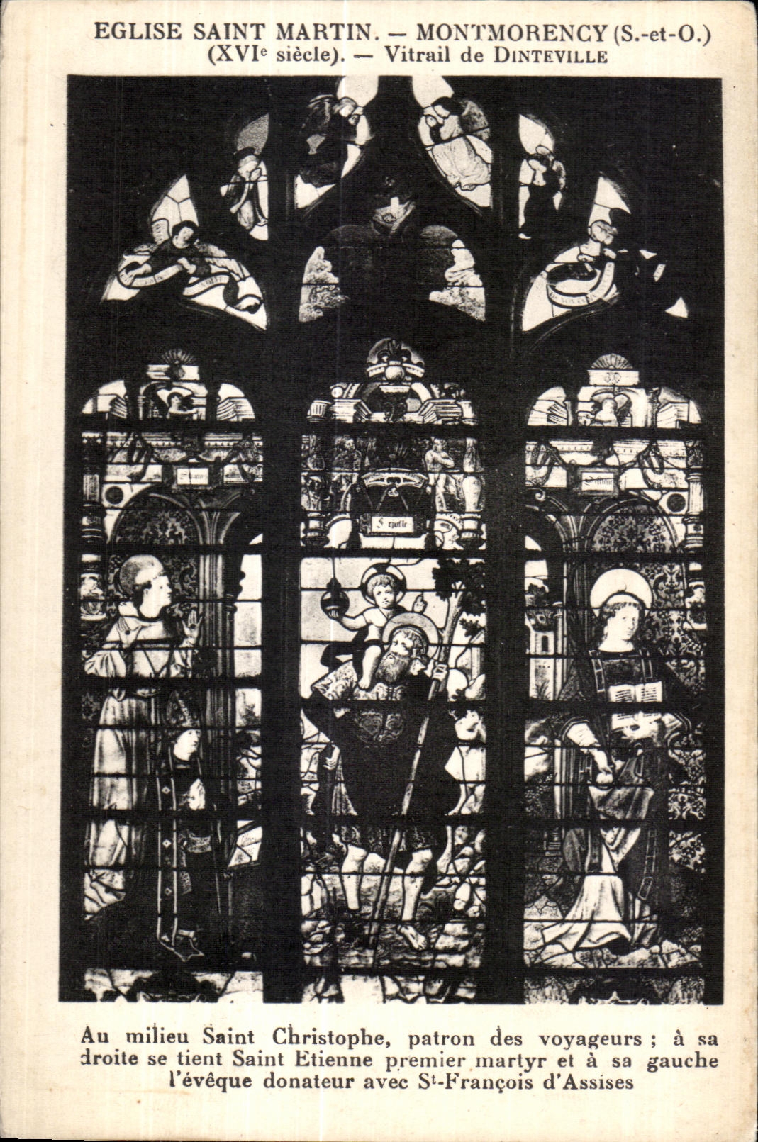 Église Saint-Martin — Montmorency (S.-et-O.) — Vitrail de Dinteveille (XVIe siècle)