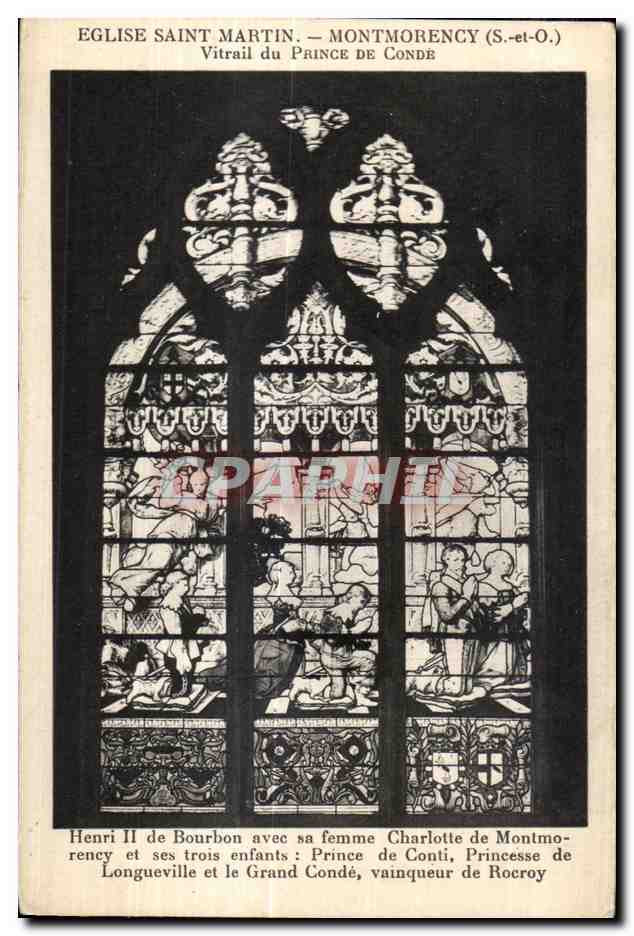 Église Saint-Martin — Montmorency (S.-et-O.) — Vitrail du Prince de Condé