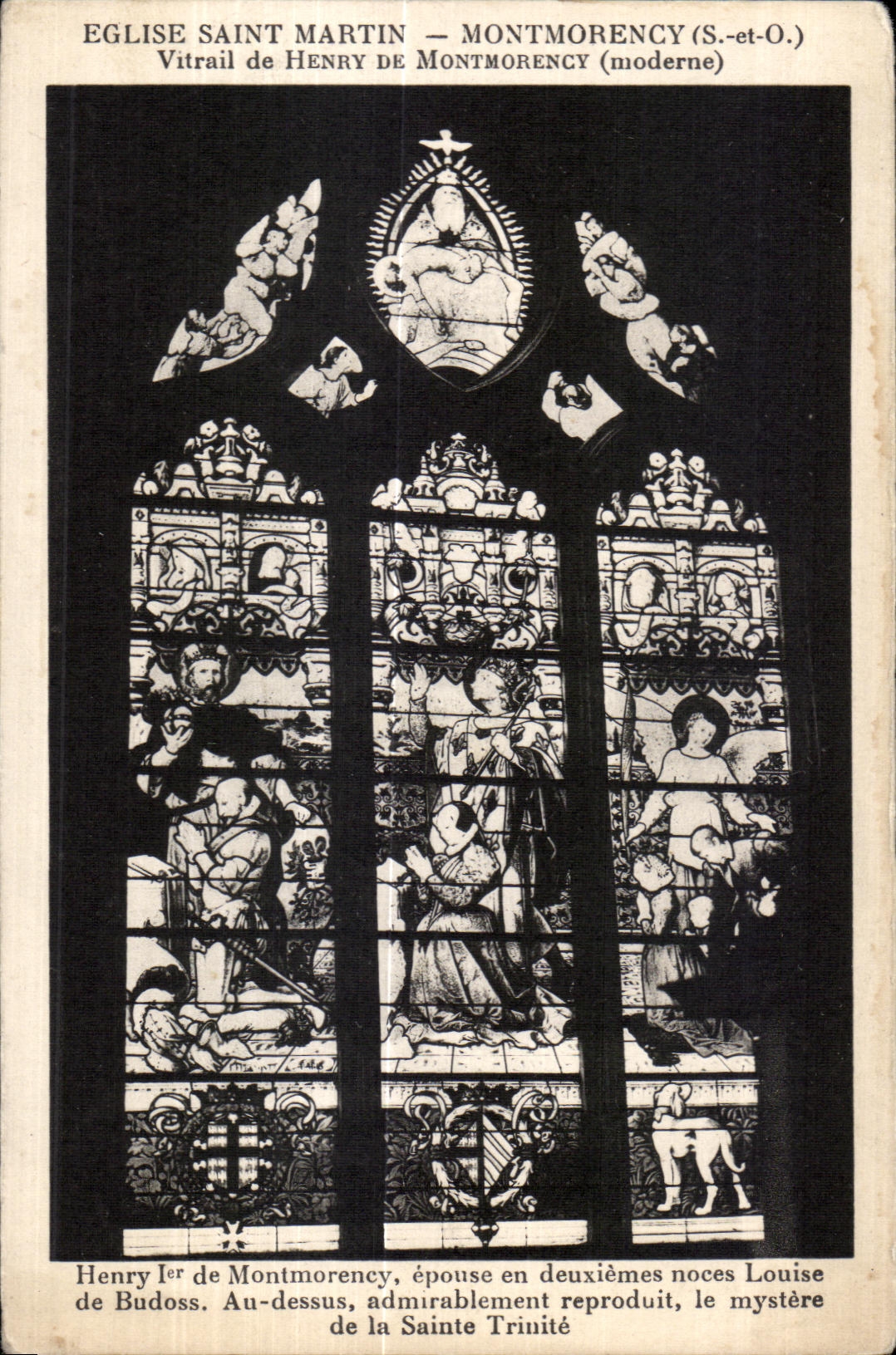 Église Saint Martin — Montmorency (S.-et-O.) — Vitrail moderne