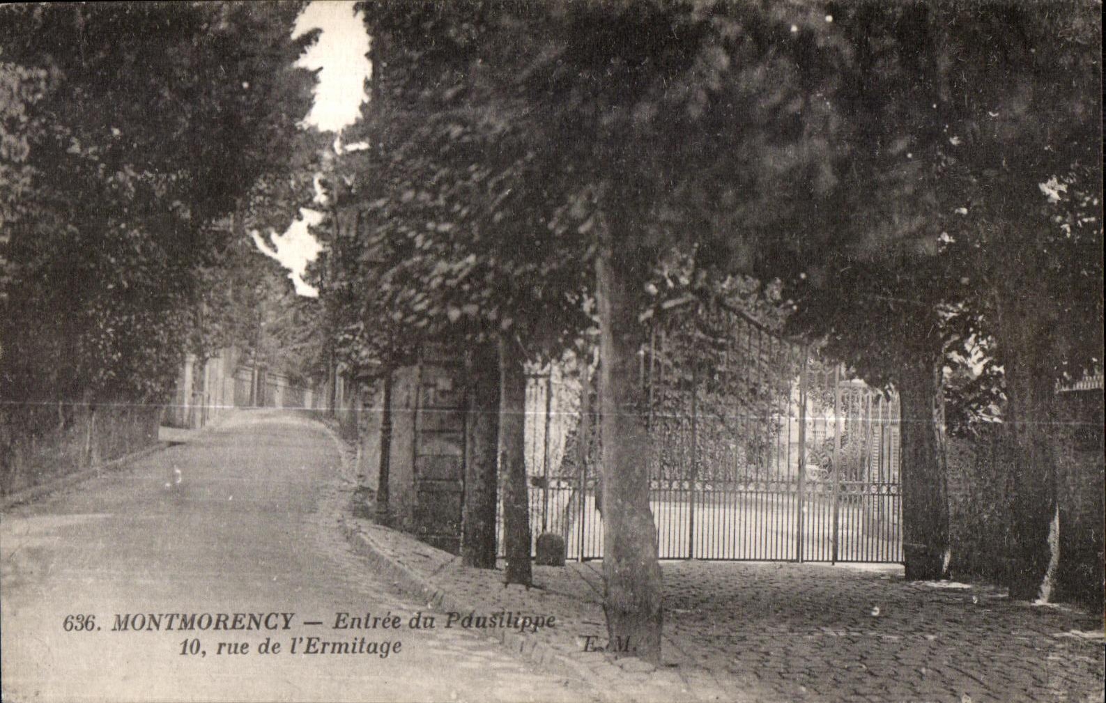 Montmorency — Entrée du Pdusllippe, 10, rue de l'Ermitage — E. M.