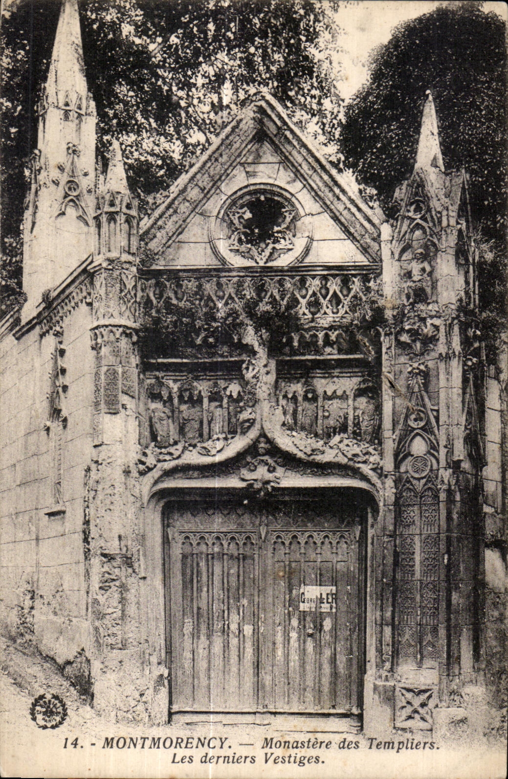Montmorency — Monastère des Templiers. Les derniers Vestiges — Garnier & Lefebvre, n°14