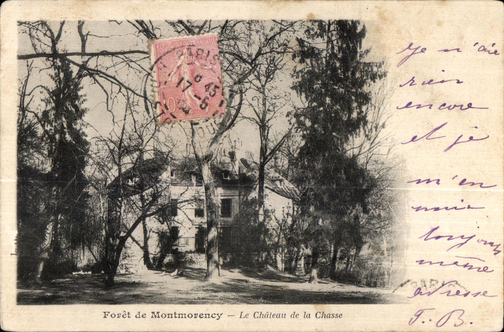 CPA Foret de Montmorency Le Chateau de la Chasse