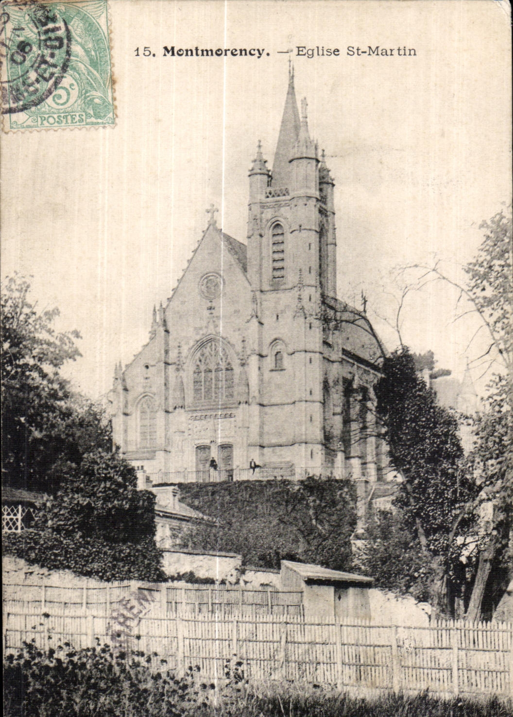 CPA Montmorency Eglise St Martin