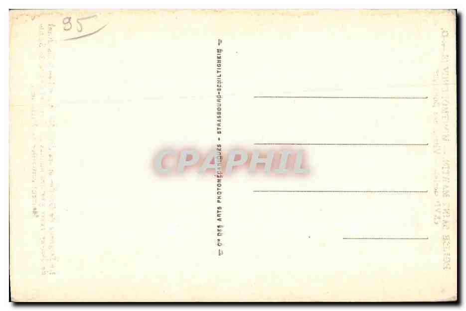 CPA Eglise Saint Martin Montmorency (S et O) (XVIe siecle Vitrail des Bonnivet — Back
