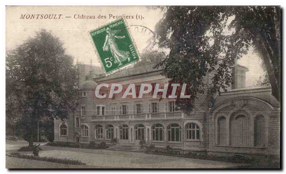 CPA Montsoult Chateau des Peupliers (r)
