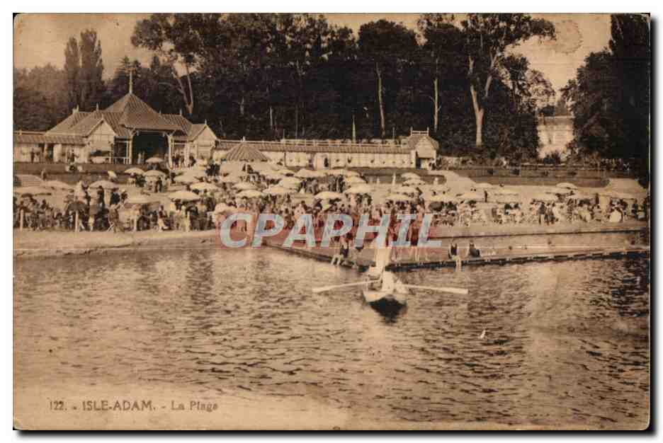 CPA L Isle Adam La Plage