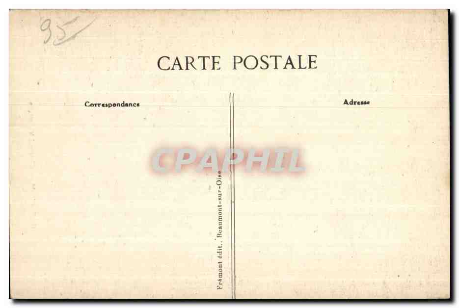 Isle-Adam — Predigerpult des 16. Jahrhunderts — Verlag Frémont — Rückseite