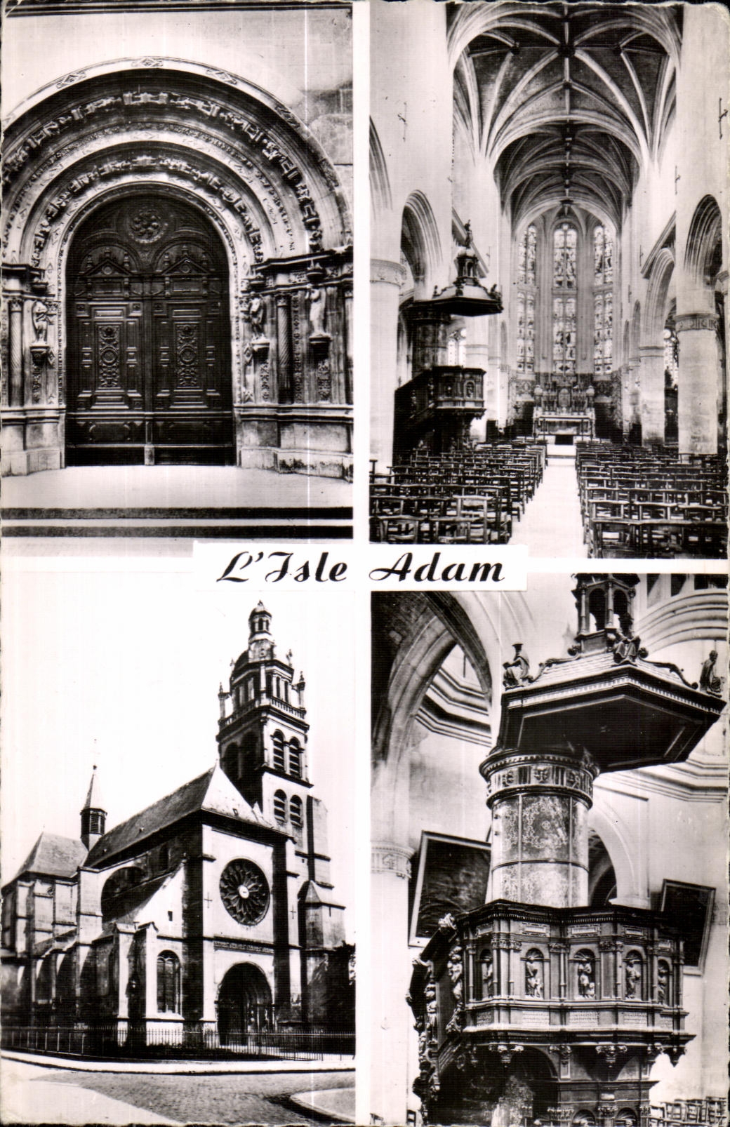 L'Isle Adam — Église — Édition La Isle Adam, n°49