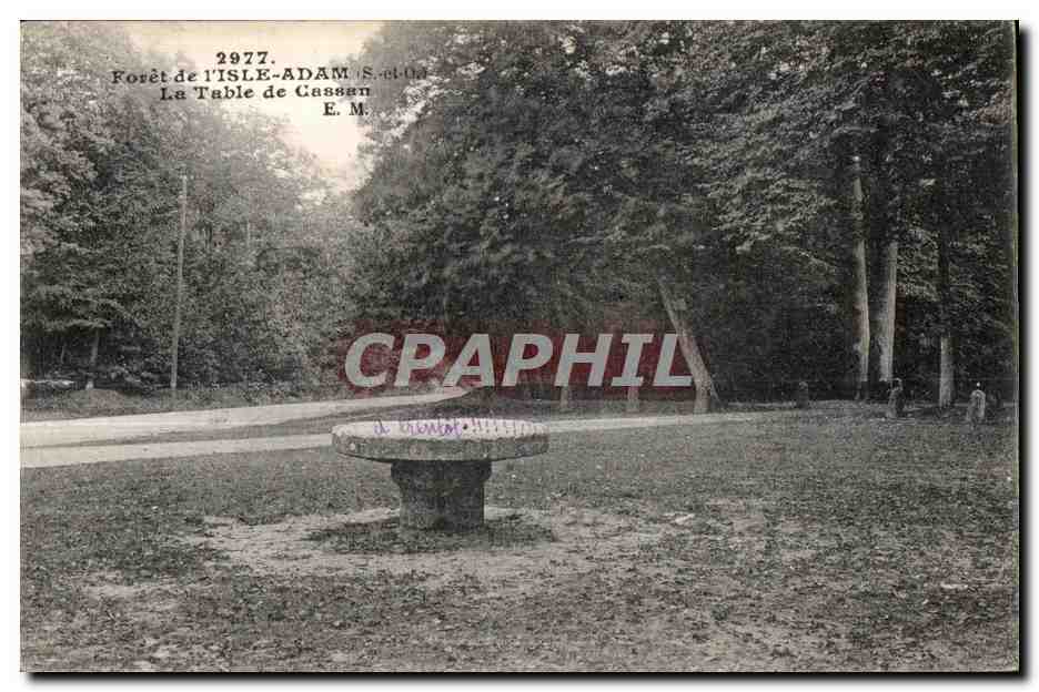 Forêt de l'Isle-Adam — La Table de Cassan — E.M. n°2977
