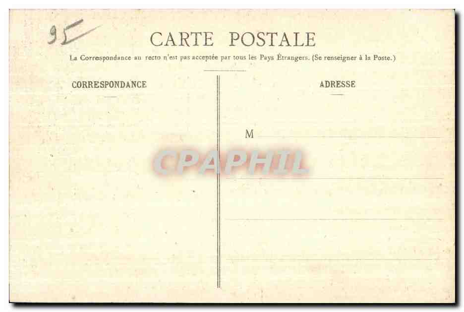 L'Isle-Adam - La Forêt - La Voie aux Vaches — Pontoise, A. Seyes, imp.-édit. - Cliché Godelroy — Verso
