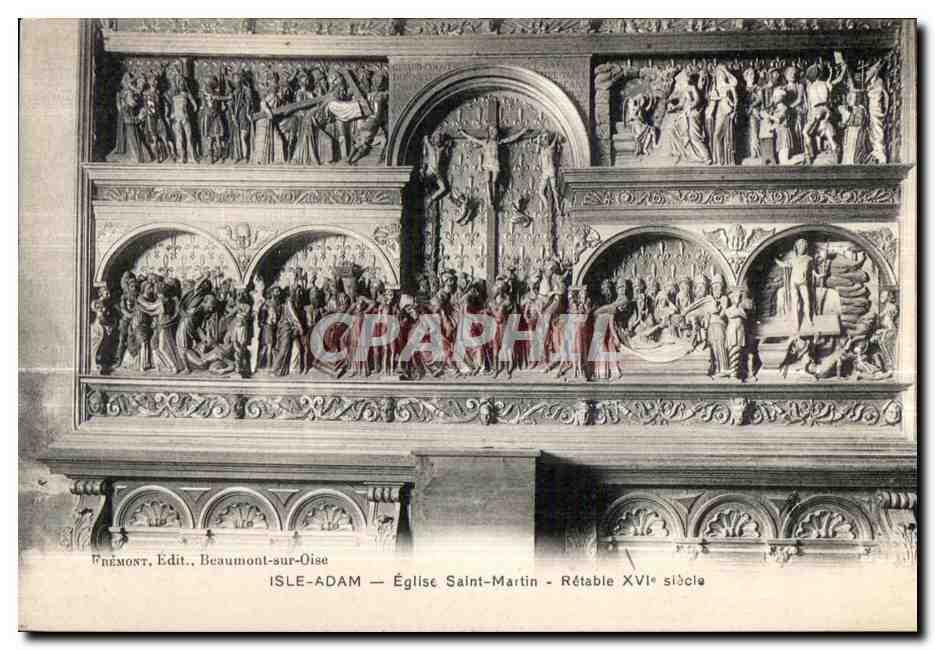 Isle-Adam — Église Saint-Martin — Rétablo XVIe siècle