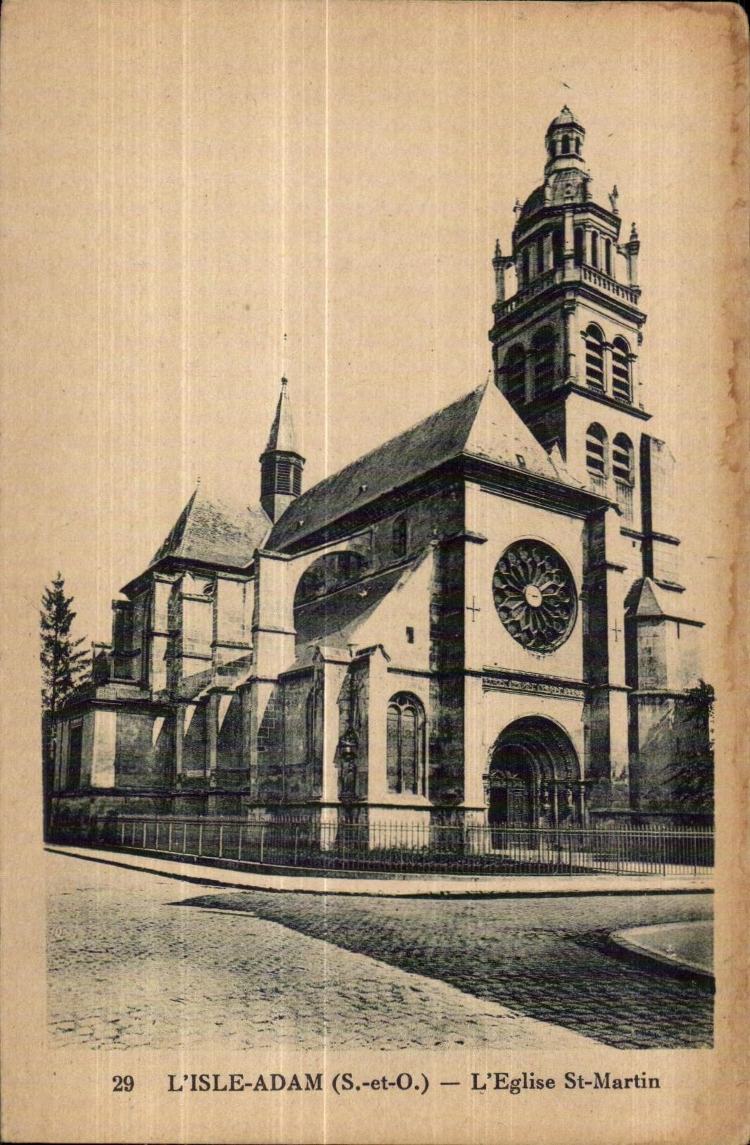 L'Isle-Adam (S.-et-O.) — L'Église St-Martin — Édition CPAPHIL n°29